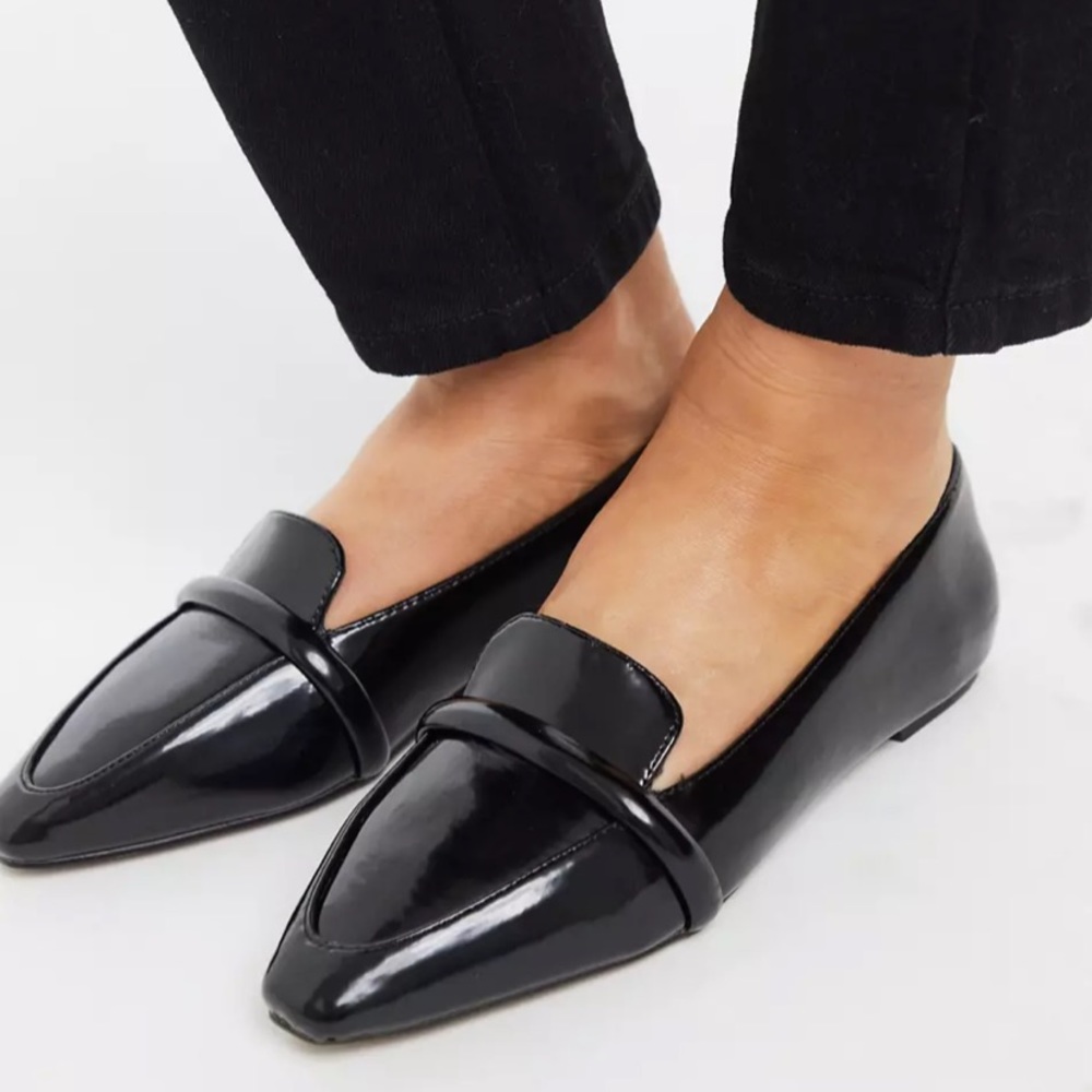 NWOT ASOS BLACK LOAFERS